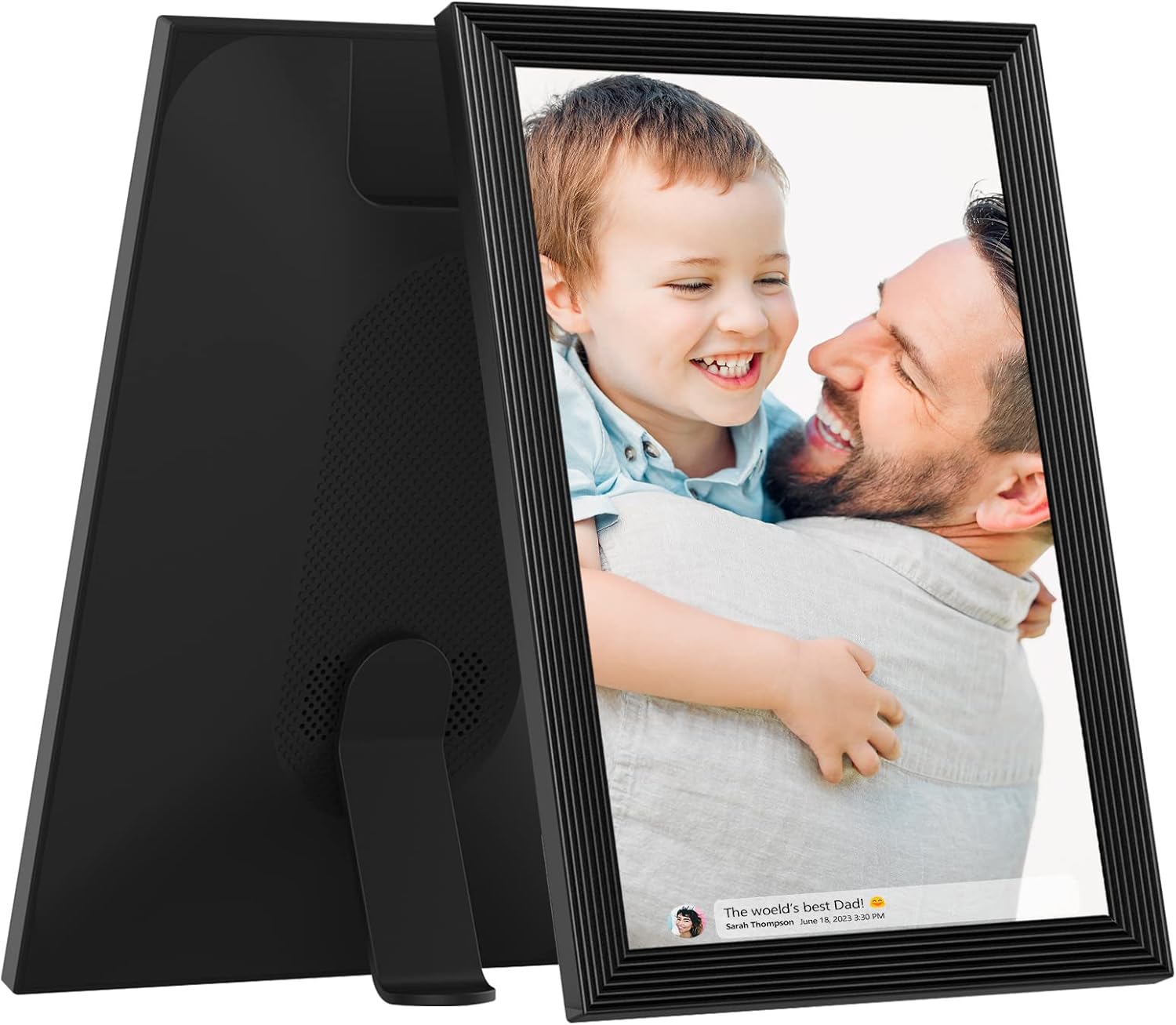 Frameo 10.1 Inch 32GB Digital Picture Frame, IPS HD Touch Screen, 32GB Storage, Photo Frame with Auto-Rotate Instant Share Photo/Video Sharing via Frameo App, Gift for Mom