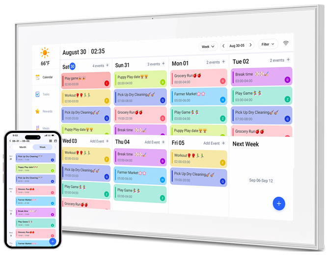 15.6 Digital Calendar