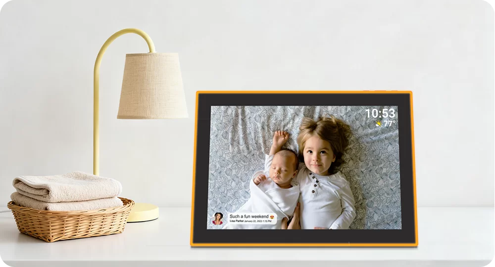 FRAMEO Edge-Light Digital Photo Frame