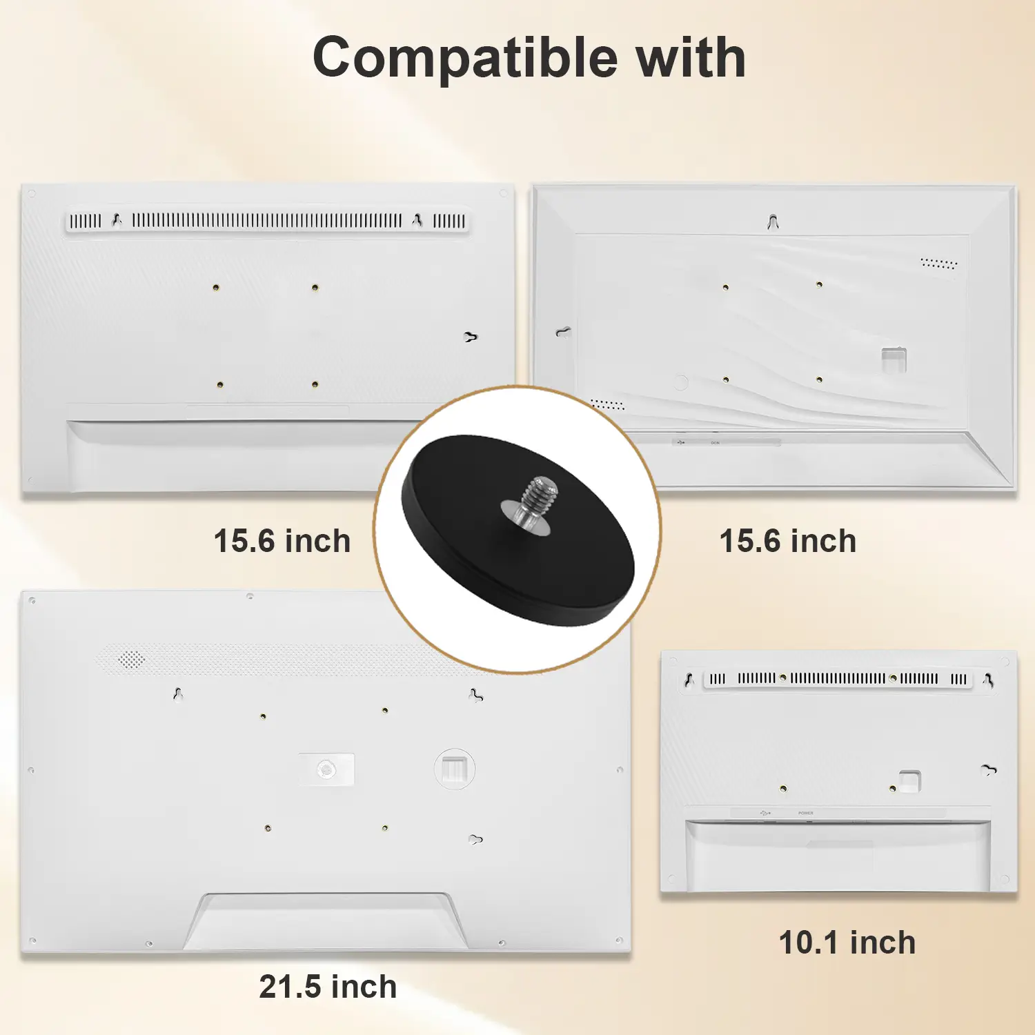 Magnetic Mount for Magnetic Mount Compatible with Dxmart, Akimart, Moonka, SSA Digital Calendar, Digital Calendar Accessory